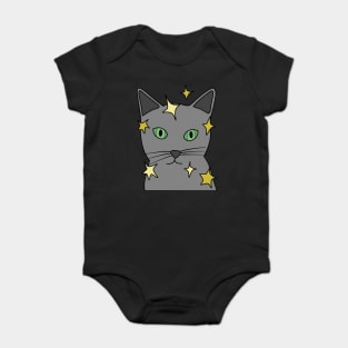 Russian Blue Cat Baby Bodysuit